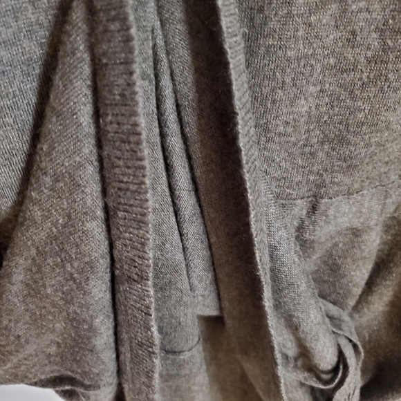 Jacob womens dress large grey knit sweater long sleeves mini low waist - Picture 4 of 7